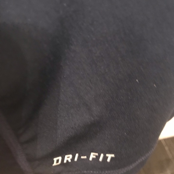 M-XL Nike Pro dri-fit long sleeve navy blue shirt - Picture 3 of 4